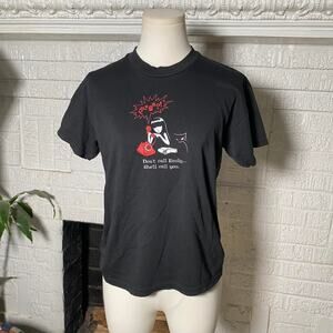 Vintage 2001 Emily the strange gothic baby tee